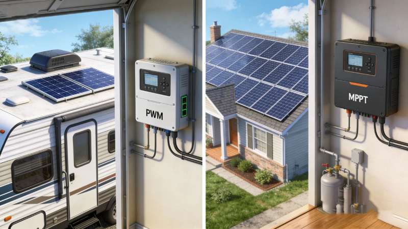 RV vs Home Solar System Applications: PWM for Small vs MPPT for Large Installations