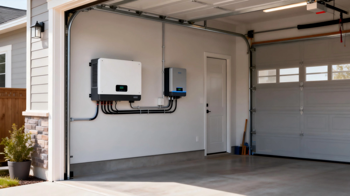 Wall-mounted LiFePO4 battery energy storage system for home backup power