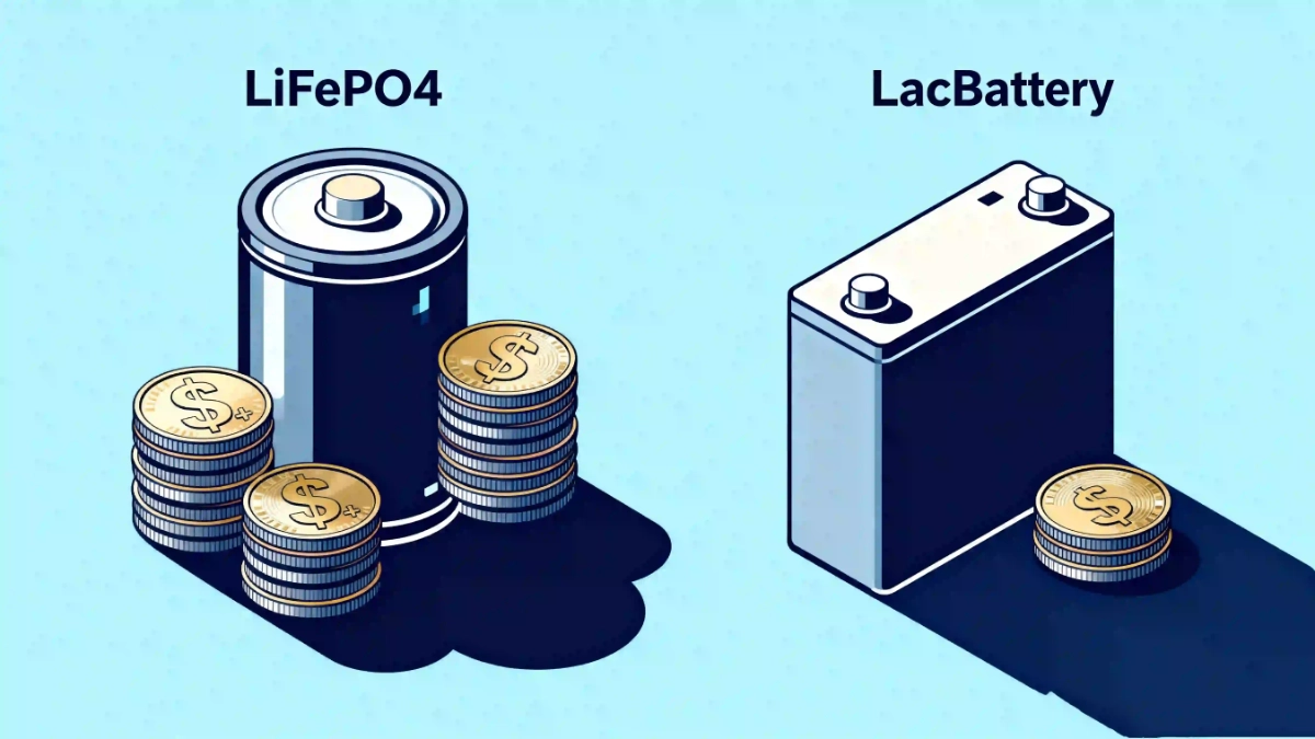 Battery cost of ownership comparison chart